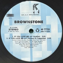 画像をギャラリービューアに読み込む, BROWNSTONE / IF YOU LOVE ME
