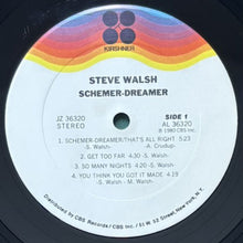 画像をギャラリービューアに読み込む, STEVE WALSH / SCHEMER DREAMER
