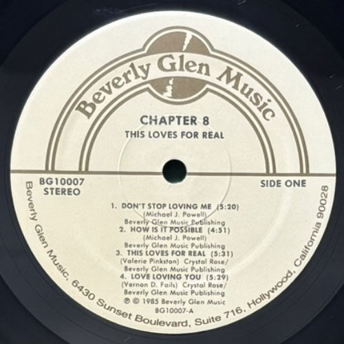 CHAPTER 8 / THIS LOVE'S FOR REAL – VINYL CHAMBER