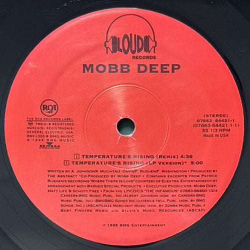 MOBB DEEP / TEMPERATURE'S RISING/GIVE UP THE GOODS – VINYL CHAMBER