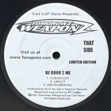 画像をギャラリービューアに読み込む, TOMOROWZ WEAPONZ / RAISED IN THE SLUMZ/BE GOOD 2 ME

