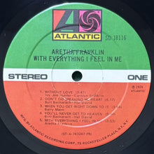 画像をギャラリービューアに読み込む, ARETHA FRANKLIN / WITH EVERYTHING I FEEL IN ME
