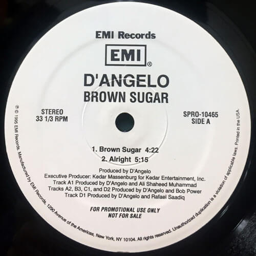 D'ANGELO / BROWN SUGAR – VINYL CHAMBER