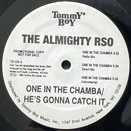 ALMIGHTY RSO / ONE IN THE CHAMBA/HE'S GONNA CATCH IT