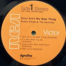 画像をギャラリービューアに読み込む, BOOBIE KNIGHT &amp; THE SOULCIETY / SOUL AIN&#39;T NO NEW THING
