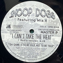 画像をギャラリービューアに読み込む, SNOOP DOGG featuring MIA X / I CAN&#39;T TAKE THE HEAT
