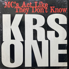 画像をギャラリービューアに読み込む, KRS-ONE / MC&#39;s ACT LIKE THEY DON&#39;T KNOW/REPRESENT THE REAL HIP HOP
