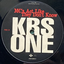 画像をギャラリービューアに読み込む, KRS-ONE / MC&#39;s ACT LIKE THEY DON&#39;T KNOW/REPRESENT THE REAL HIP HOP
