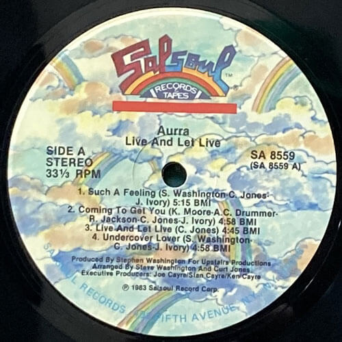 Aurra – Live And Let Live AURRA / LIVE AND LET LIVE – VINYL CHAMBER