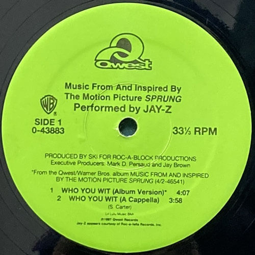 レコード  JAY-Z/who you wit Jay-Z - Who You Wit (Audio) - YouTube