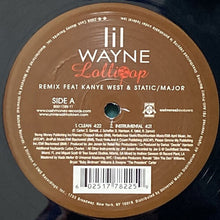 画像をギャラリービューアに読み込む, LIL WAYNE featuring KANYE WEST &amp; STATIC MAJOR / LOLLIPOP (REMIX)
