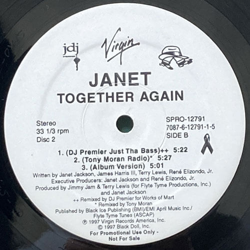 JANET JACKSON / TOGETHER AGAIN