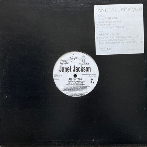 JANET JACKSON / ALL FOR YOU (REMIXES)