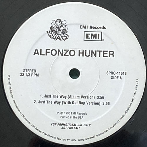 ALFONZO HUNTER / JUST THE WAY