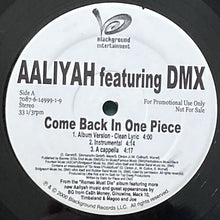 画像をギャラリービューアに読み込む, AALIYAH featuring DMX / COME BACK IN ONE PIECE/TRY AGAIN (REMIX)
