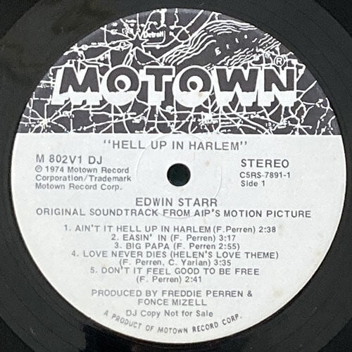 LP Edwin Starr – Hell Up In Harlem Edwin Starr – Hell Up In Harlem (Original Motion Picture