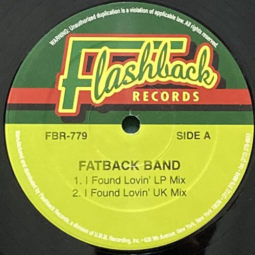 FATBACK BAND / I FOUND LOVIN'/KING TIM II