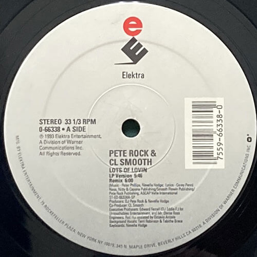 PETE ROCK & CL SMOOTH / LOTS OF LOVIN/IT'S NOT A GAME – VINYL CHAMBER