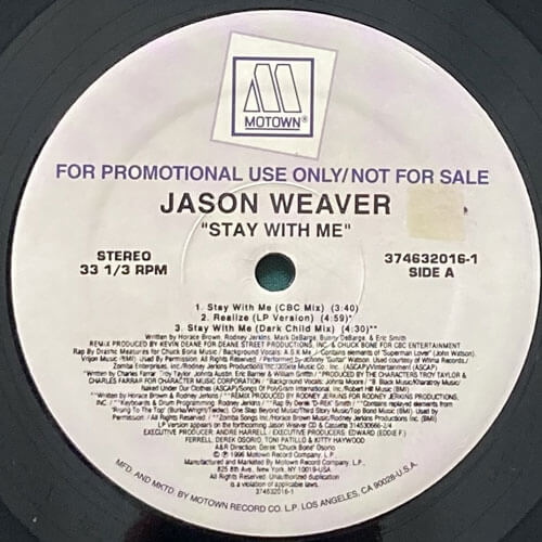 JASON WEAVER / STAY WITH ME (EP)