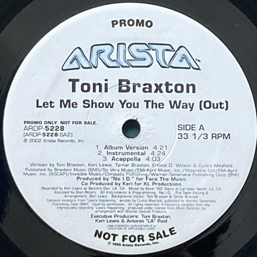TONI BRAXTON / LET ME SHOW YOU THE WAY (OUT)/GIVE IT BACK