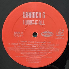 画像をギャラリービューアに読み込む, WARREN G / I WANT IT ALL
