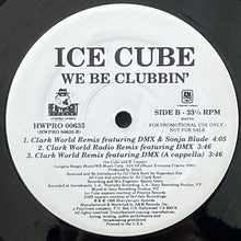 画像をギャラリービューアに読み込む, ICE CUBE / WE BE CLUBBIN&#39;
