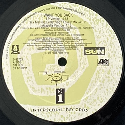 PURE SOUL / I WANT YOU BACK – VINYL CHAMBER