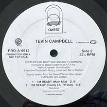 画像をギャラリービューアに読み込む, TEVIN CAMPBELL / I&#39;M READY
