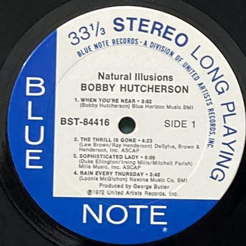 BOBBY HUTCHERSON / NATURAL ILLUSIONS – VINYL CHAMBER