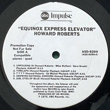 画像をギャラリービューアに読み込む, HOWARD ROBERTS / EQUINOX EXPRESS ELEVATOR
