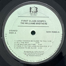 画像をギャラリービューアに読み込む, WILLIAMS BROTHERS / FIRST CLASS GOSPEL
