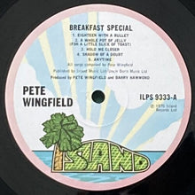 画像をギャラリービューアに読み込む, PETE WINGFIELD / BREAKFAST SPECIAL
