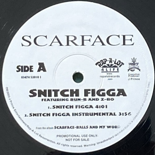 SCARFACE / SNITCH FIGGA