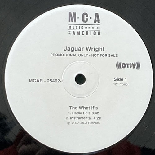 JAGUAR WRIGHT / THE WHAT IF