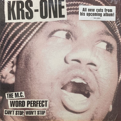 KRS-ONE / CAN'T STOP, WON'T STOP/THE MC/WORLD PERFECT