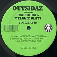 画像をギャラリービューアに読み込む, OUTSIDAZ featuring RAH DIGGA &amp; MELANIE BLATT / I&#39;M LEAVIN

