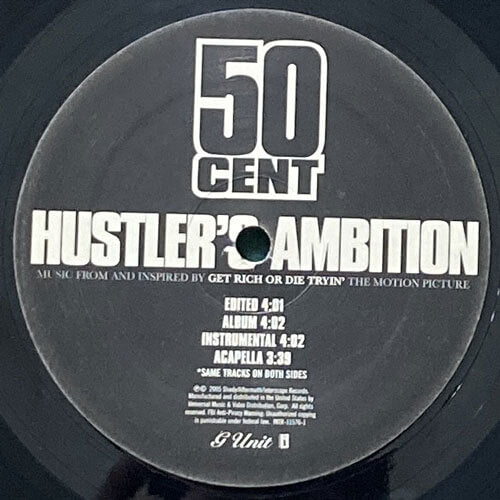 50 CENT / HUSTLER'S AMBITION