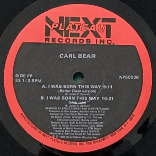 CARL BEAN / I WAS BORN THIS WAY