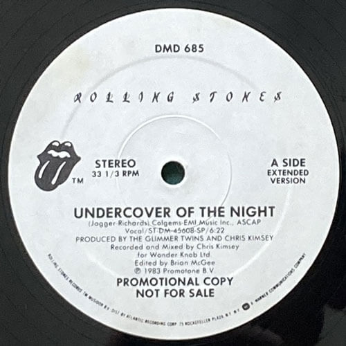 ROLLING STONES / UNDERCOVER OF THE NIGHT