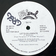 画像をギャラリービューアに読み込む, SKYY / LET&#39;S CELEBRATE/GONNA GET IT ON
