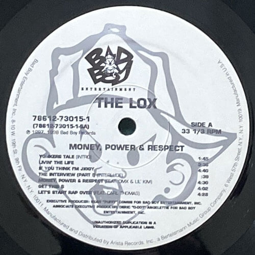LOX / MONEY, POWER & RESPECT – VINYL CHAMBER