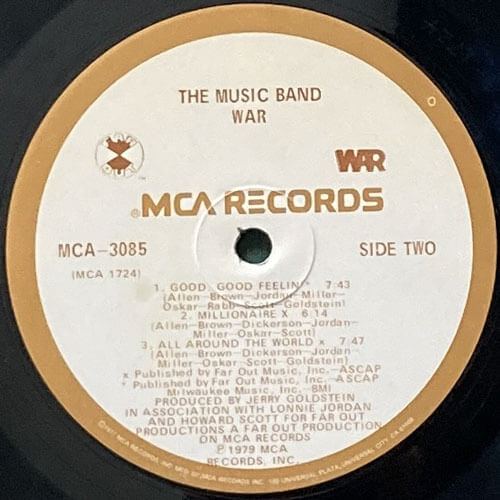 WAR The Music Band LP 白ラベル WAR The Music Band LP 白ラベル War – The Music Band – Vinyl