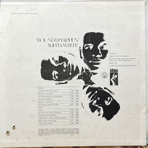 WILLIAM BELL / BOUND TO HAPPEN – VINYL CHAMBER