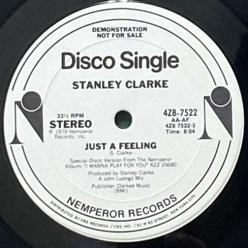 STANLEY CLARKE / JUST A FEELING