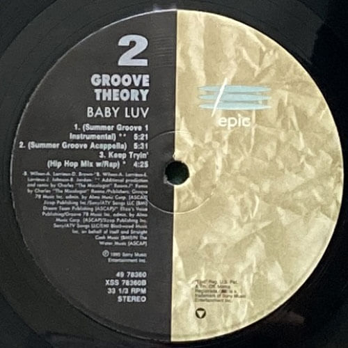 GROOVE THEORY / BABY LUV – VINYL CHAMBER