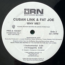 画像をギャラリービューアに読み込む, CUBAN LINK &amp; FAT JOE / WHY ME?

