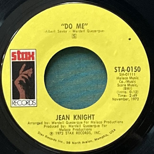 JEAN KNIGHT / DO ME/SAVE THE LAST KISS FO ME